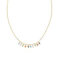 Collana Amen Donna Rainbow in Argento Perla CLGRGM3 - CLGRGM3